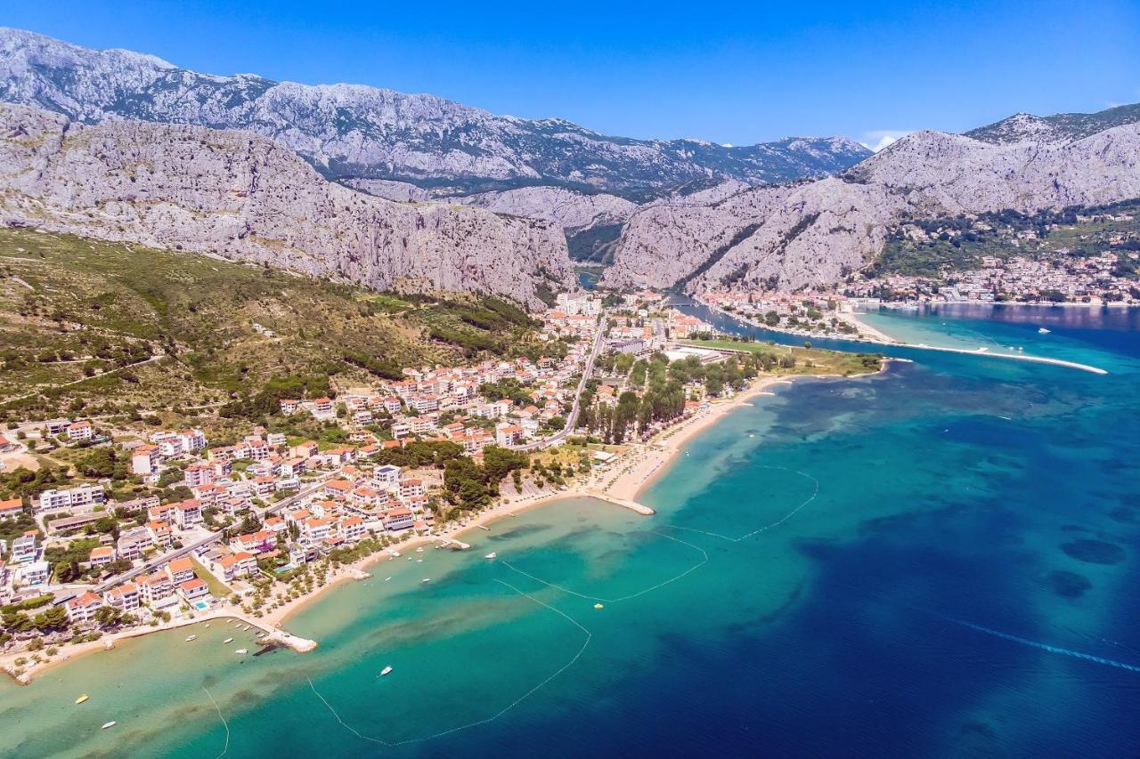 Villa Belvedere With Heated Pool, Billiards, Media Room, Sea Views,10 Pax Omiš Zewnętrze zdjęcie