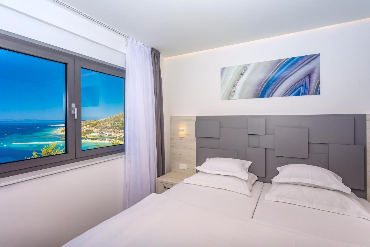 Villa Belvedere With Heated Pool, Billiards, Media Room, Sea Views,10 Pax Omiš Zewnętrze zdjęcie