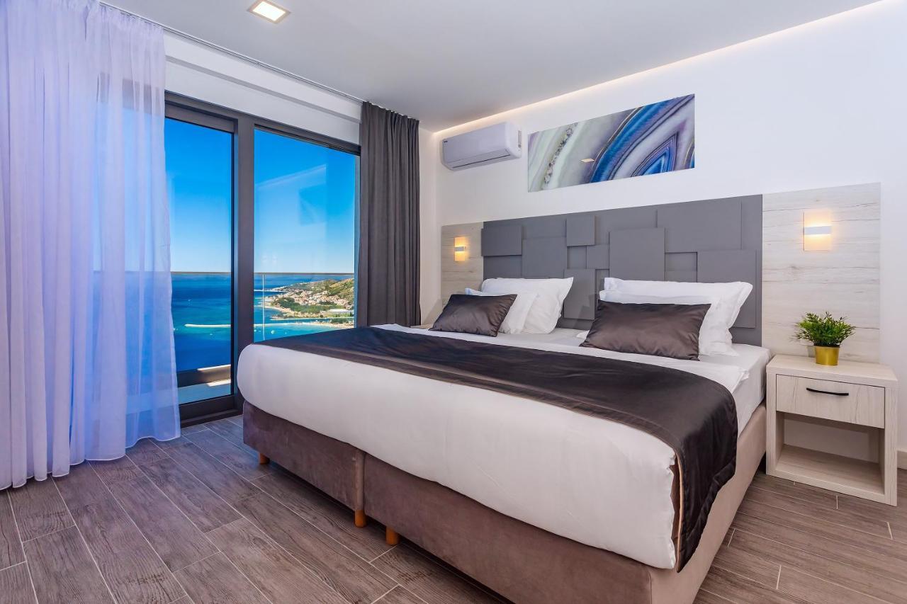 Villa Belvedere With Heated Pool, Billiards, Media Room, Sea Views,10 Pax Omiš Zewnętrze zdjęcie